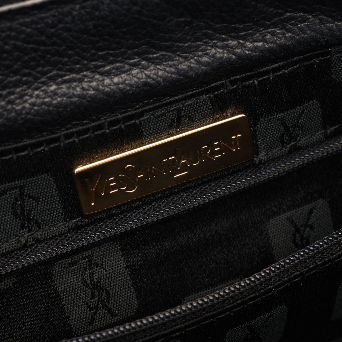 Saint Laurent Shoulder Bag Black Leather — view 4