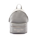 Dior Backpack Rider Gray White Leather