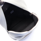 Dior Backpack Rider Gray White Leather — view 3
