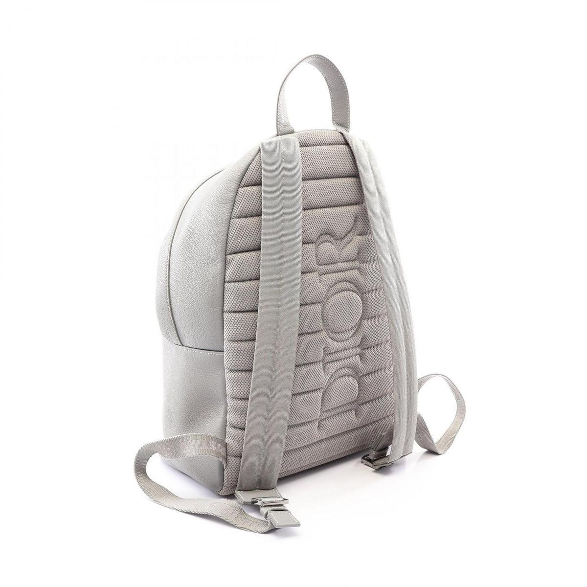 Dior Backpack Rider Gray White Leather — view 2