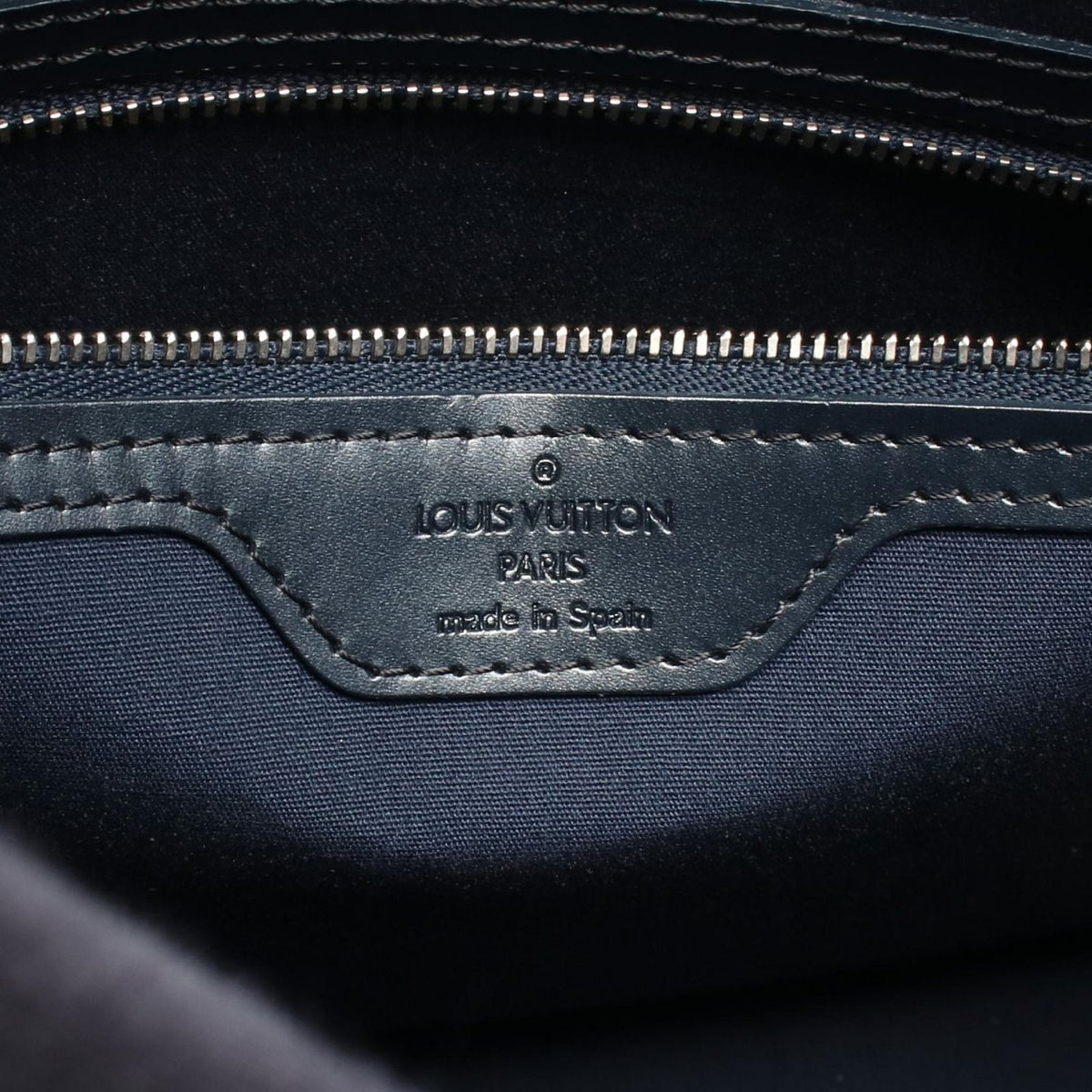 Louis Vuitton Handbag Stockton Blue Leather — view 4