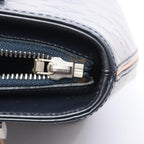 Louis Vuitton Handbag Stockton Blue Leather — view 8