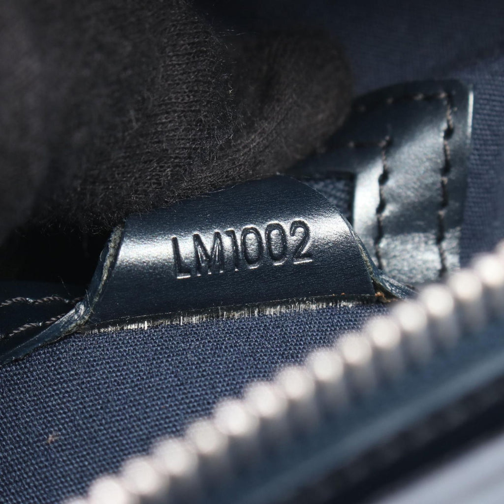 Louis Vuitton Handbag Stockton Blue Leather — view 5