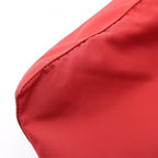 Prada Tote Bag Triangle Logo 2-Way Red Nylon Saffiano Leather — view 5