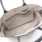 Bottega Veneta Tote Bag Small Arco Maxi Intrecciato 2-Way Charcoal Gray Leather — view 3