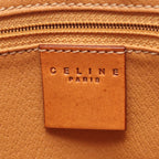 Celine Clutch Macadam with Hand Strap Brown Leather — view 4