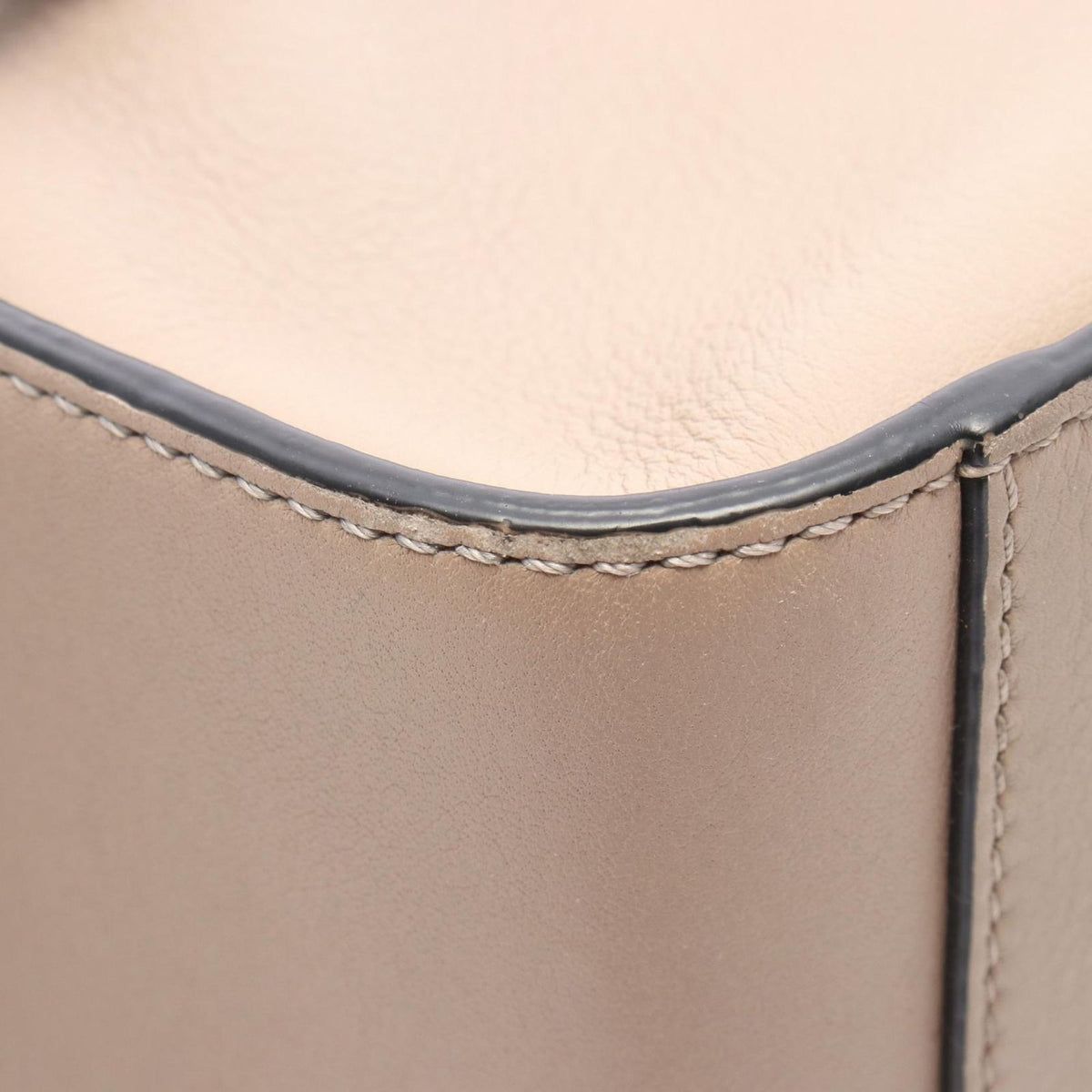 Loewe Handbag Hammock Bag Drawstring Mini 2-Way Beige Leather — view 7