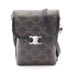 Celine Shoulder Bag Vertical Pouch Soft Triomphe Leather