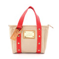Louis Vuitton Tote Bag Cabas PM Antigua Canvas Leather