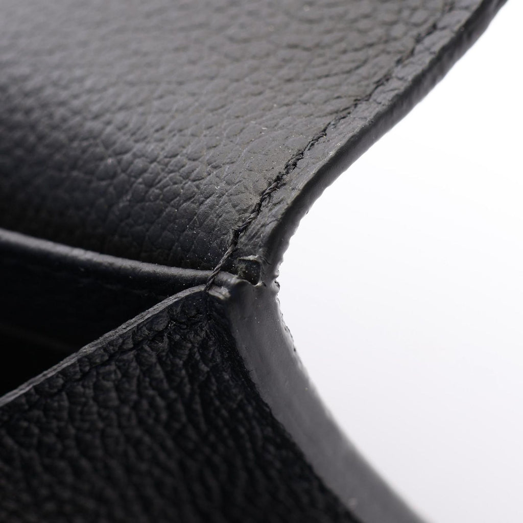 Louis Vuitton Bifold Wallet Portefeuille Sarah Monogram Empreinte Noir Leather — view 8