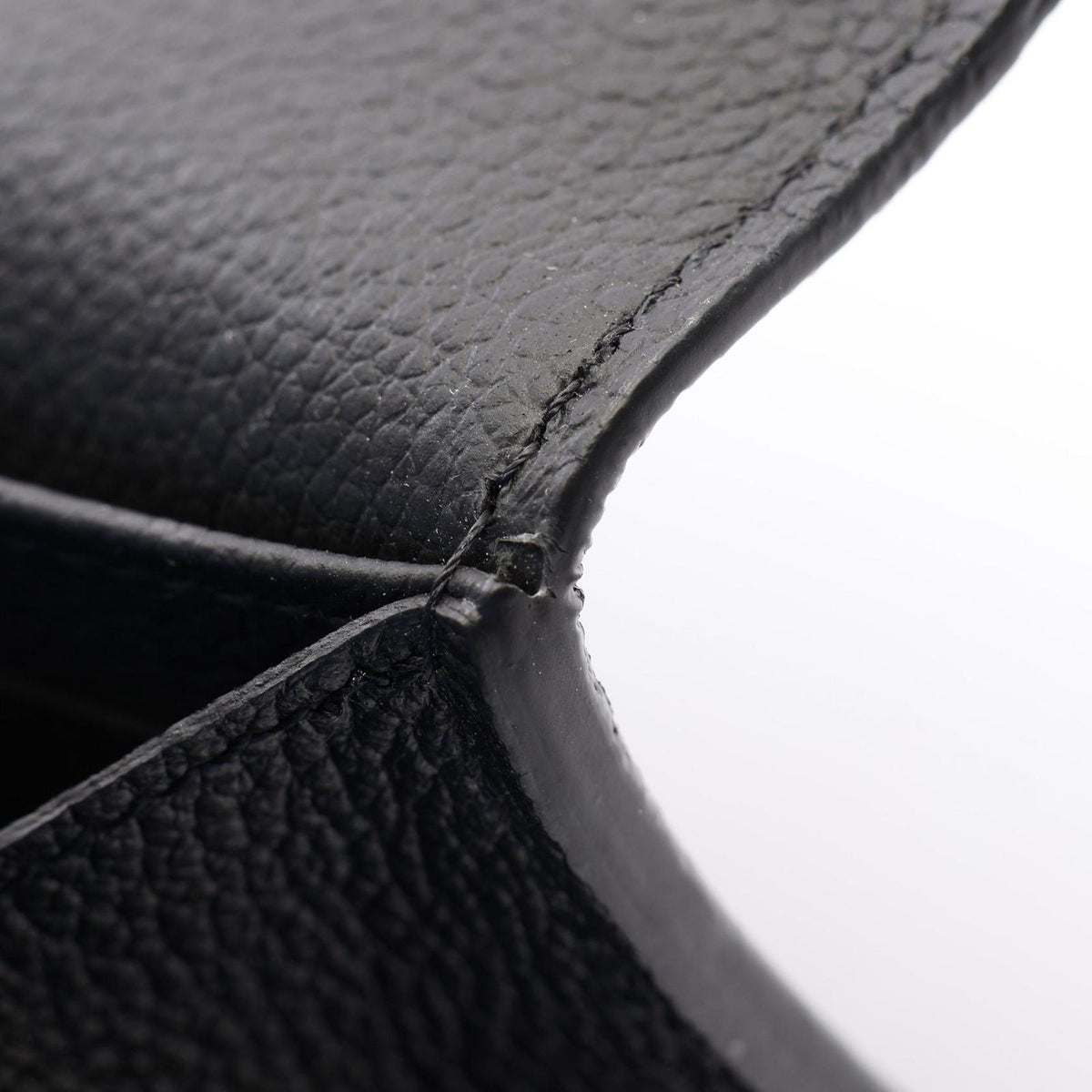 Louis Vuitton Bifold Wallet Portefeuille Sarah Monogram Empreinte Noir Leather — view 8
