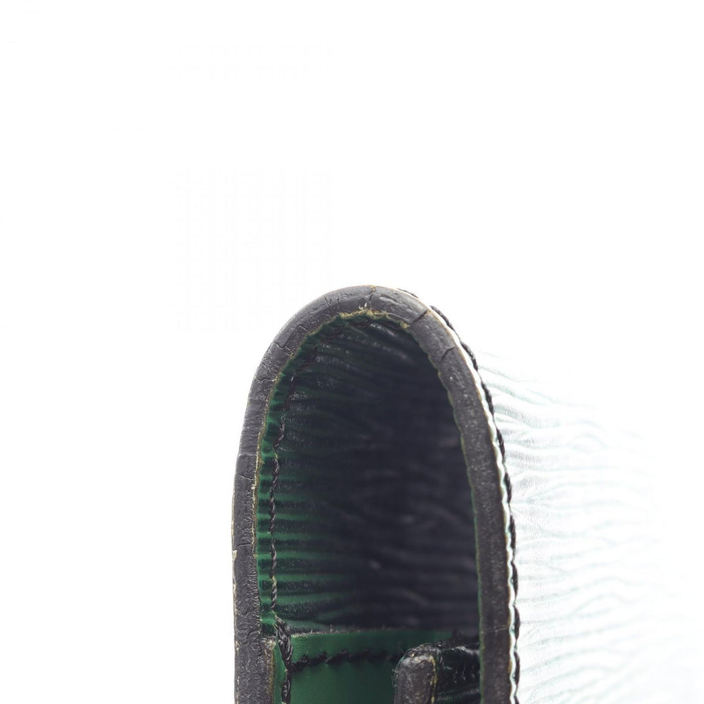 Louis Vuitton Clutch Porte Documents Senatur Borneo Green Leather — view 8