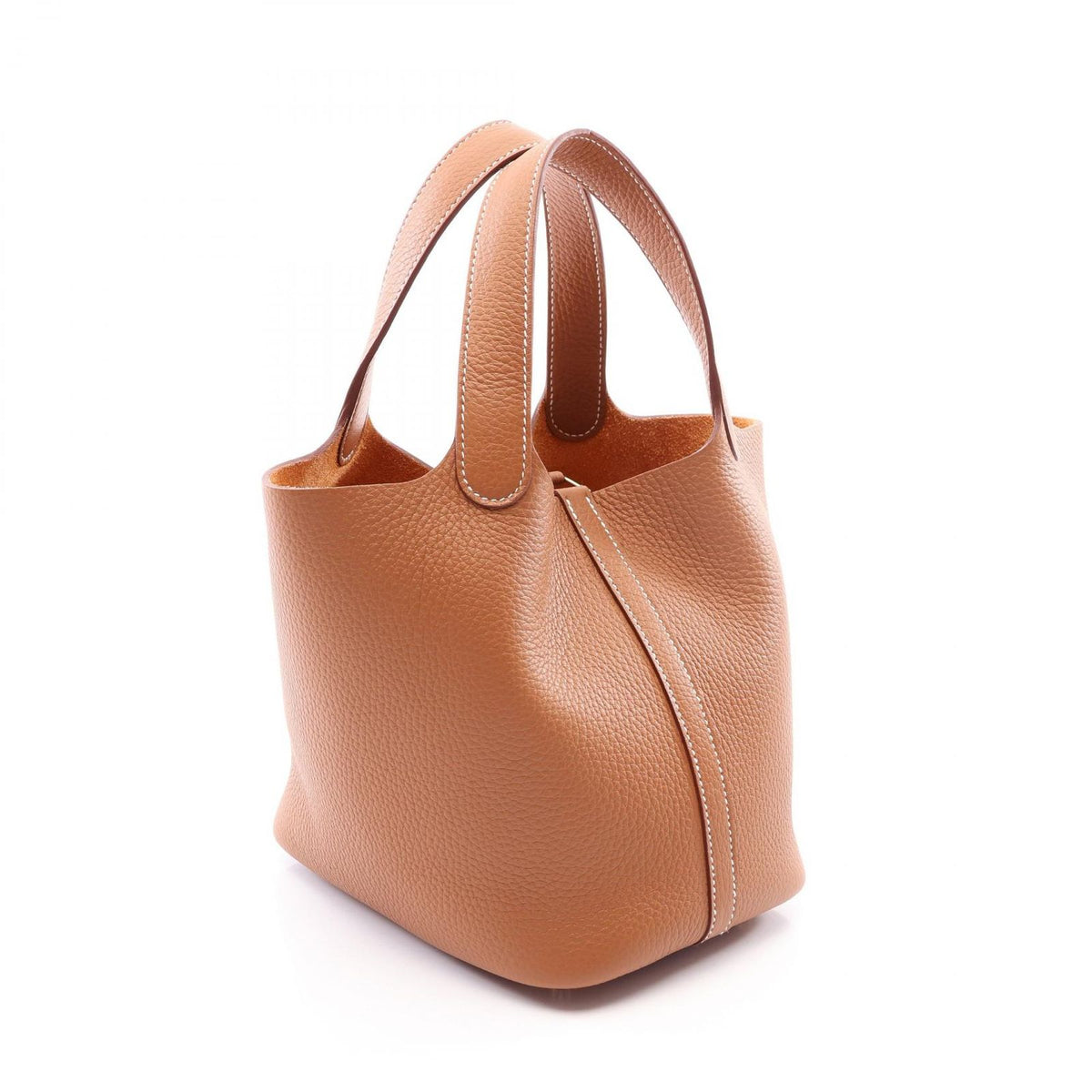 Hermes Handbag Picotin Lock PM Gold Leather — view 2