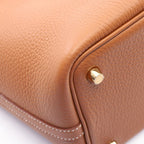 Hermes Handbag Picotin Lock PM Gold Leather — view 6