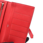 Hermes Bifold Wallet Bearn Soufflet Bougainvillea Leather — view 8