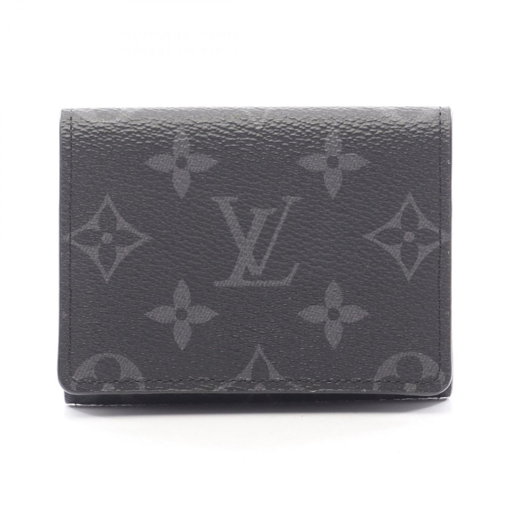 Louis Vuitton Card Case Envelope Business Holder Monogram Eclipse de