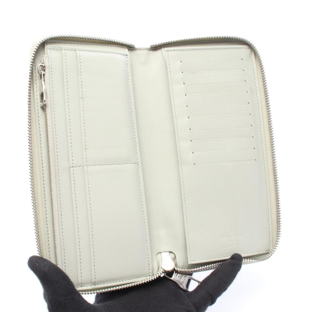 Louis Vuitton Round Wallet Zippy Vertical Grimmineral Leather — view 3