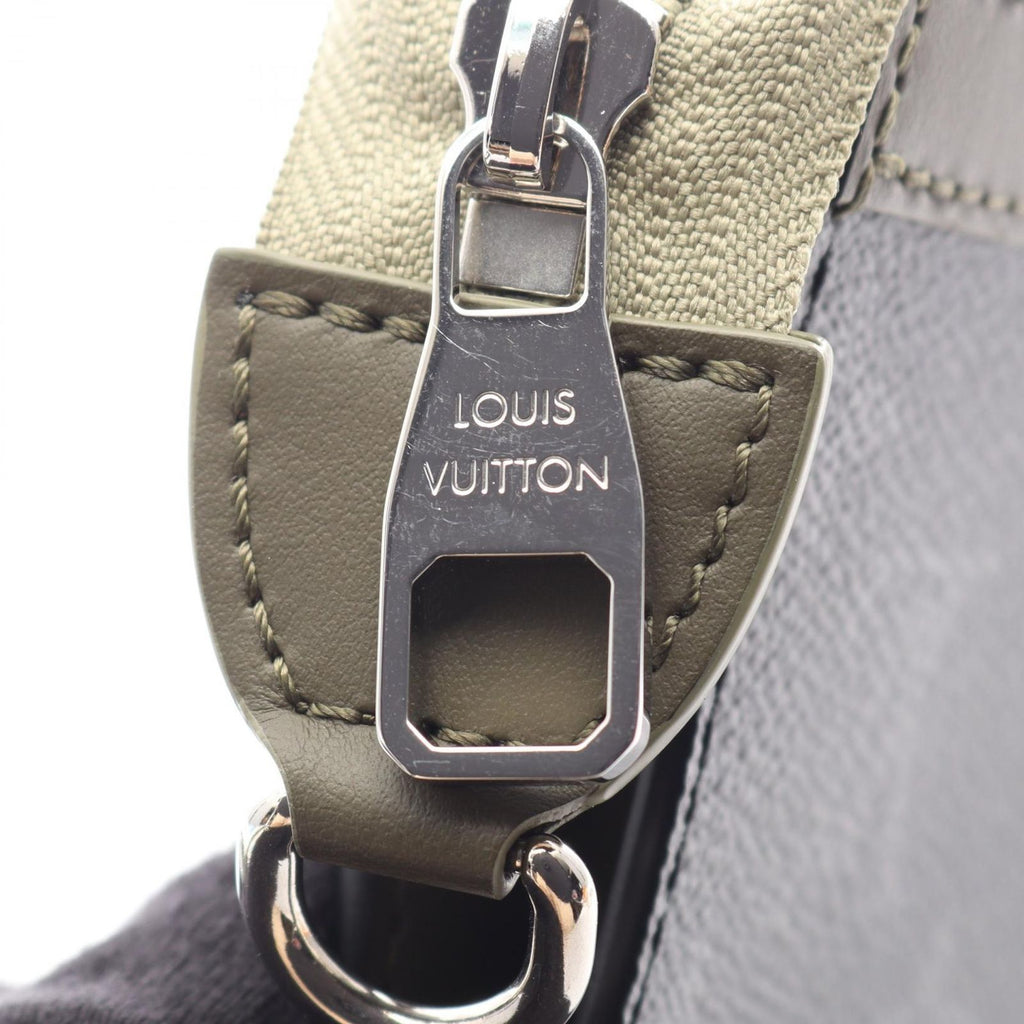 Louis Vuitton Shoulder Bag Gaston Wearable Wallet Monogram Eclipse Khaki Green — view 5
