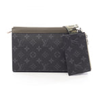 Louis Vuitton Shoulder Bag Gaston Wearable Wallet Monogram Eclipse Khaki Green