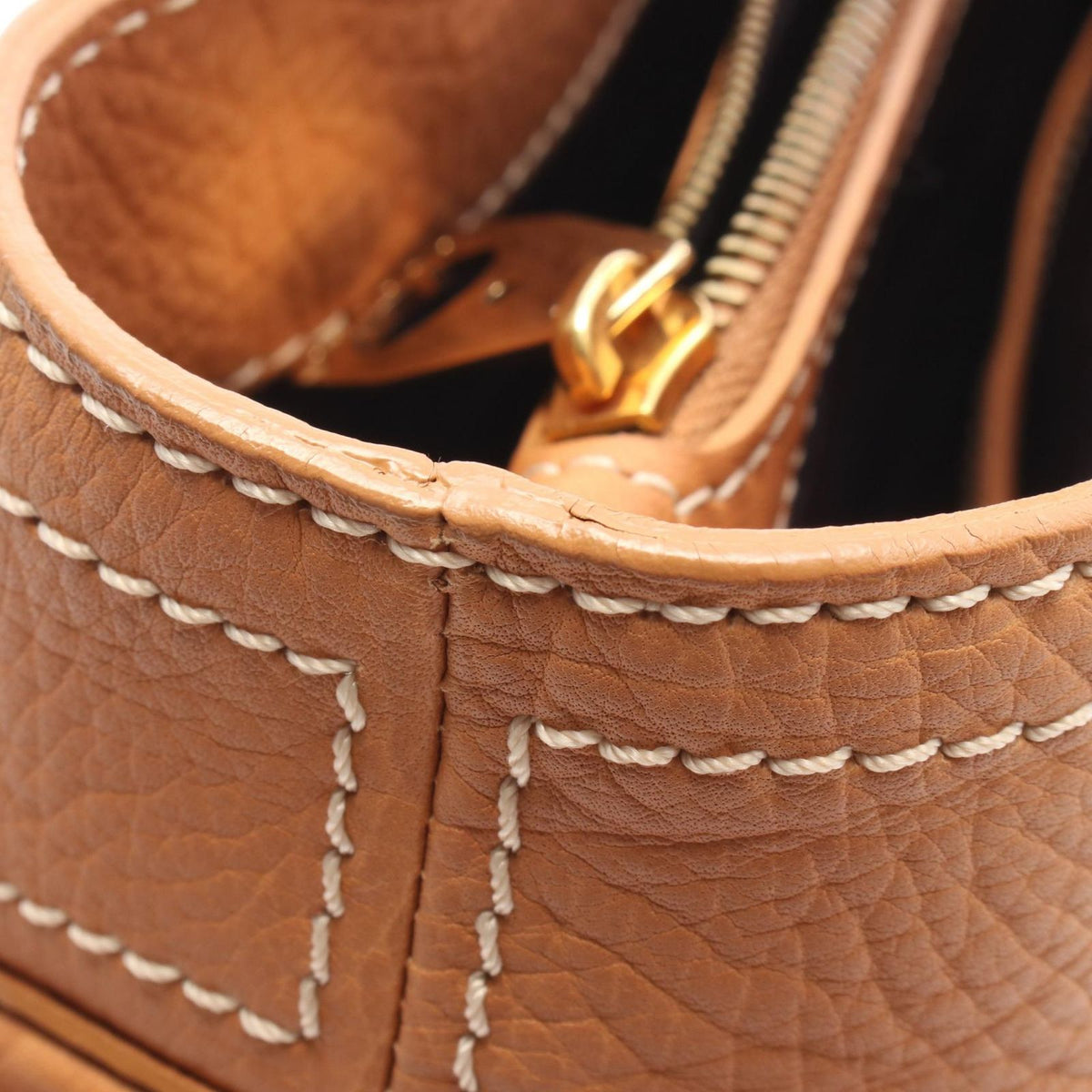 Celine Handbag Boogie Bag Camel Leather — view 7