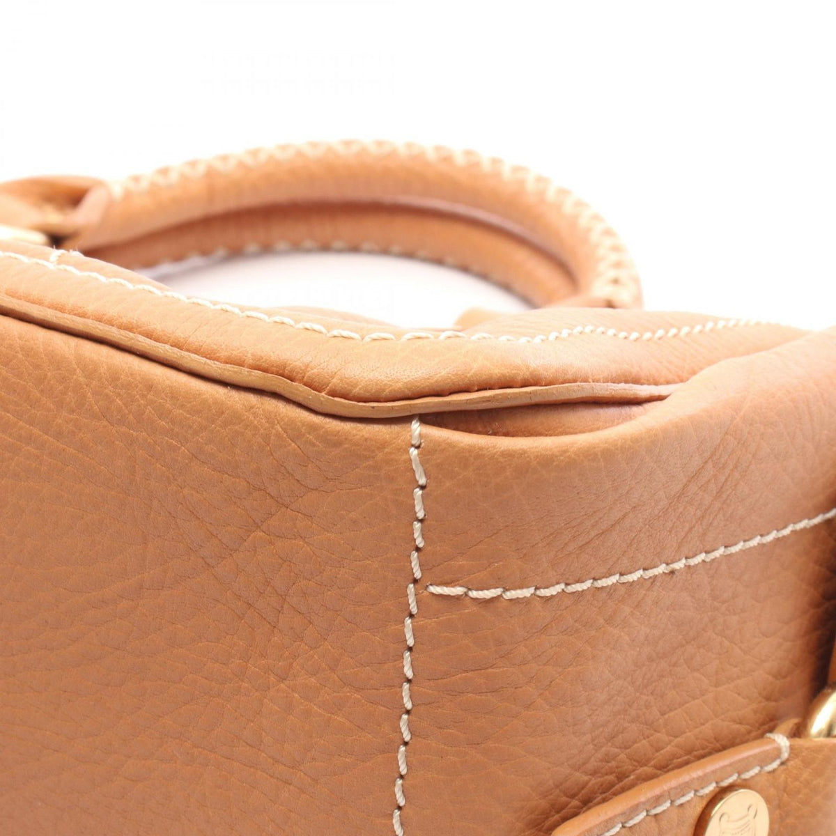 Celine Handbag Boogie Bag Camel Leather — view 6