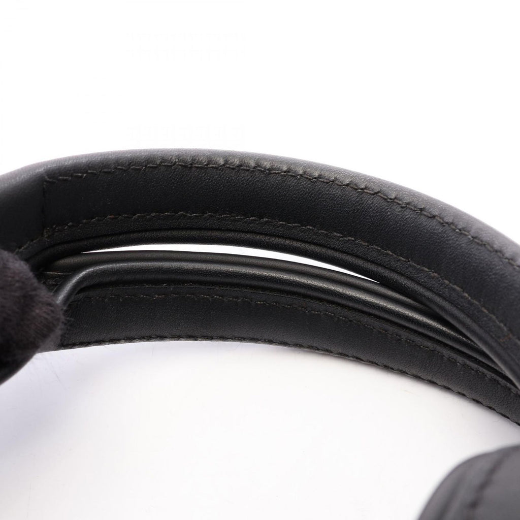Hermes Handbag Acapulco MM Black Leather Canvas — view 6