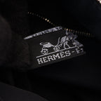 Hermes Handbag Acapulco MM Black Leather Canvas — view 4