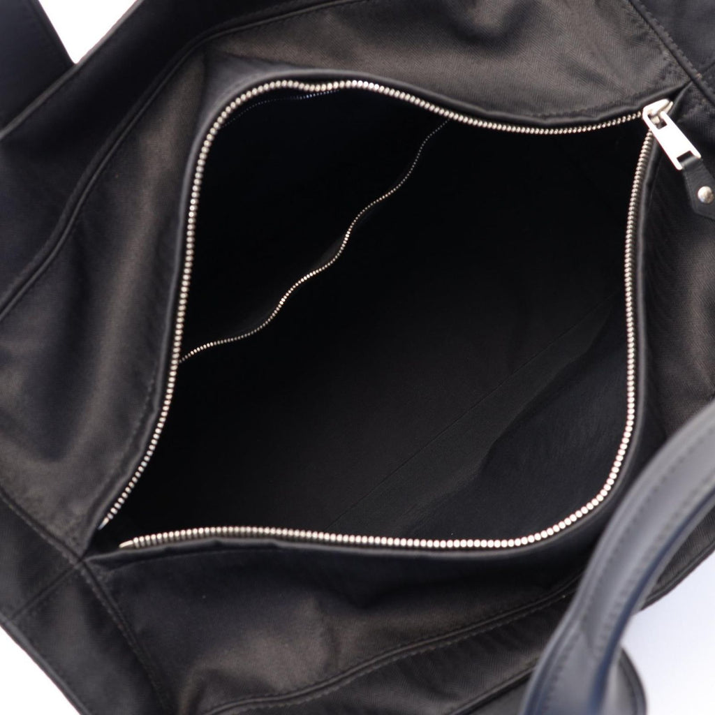 Hermes Handbag Acapulco MM Black Leather Canvas — view 3