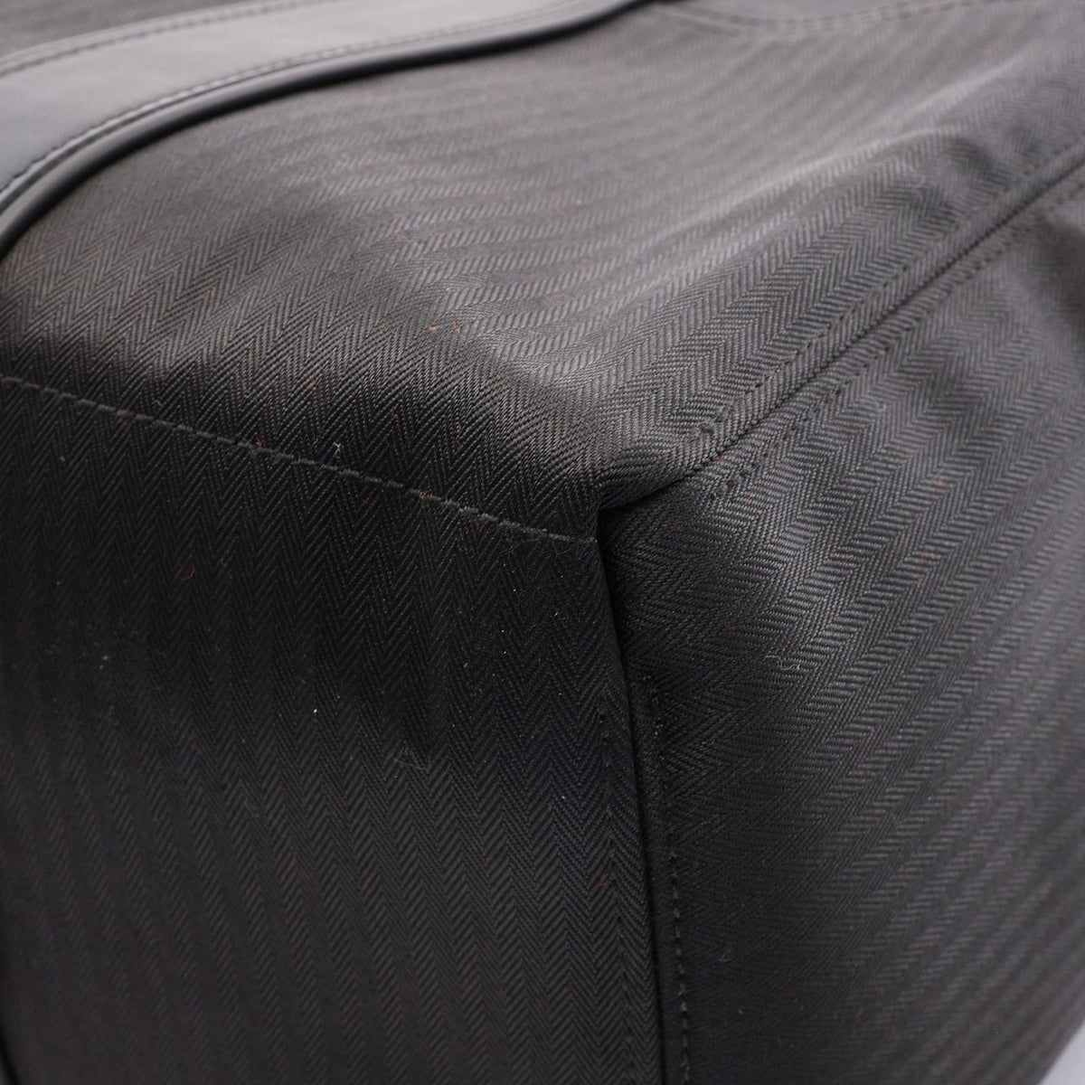 Hermes Handbag Acapulco MM Black Leather Canvas — view 5