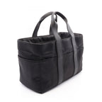 Hermes Handbag Acapulco MM Black Leather Canvas — view 2