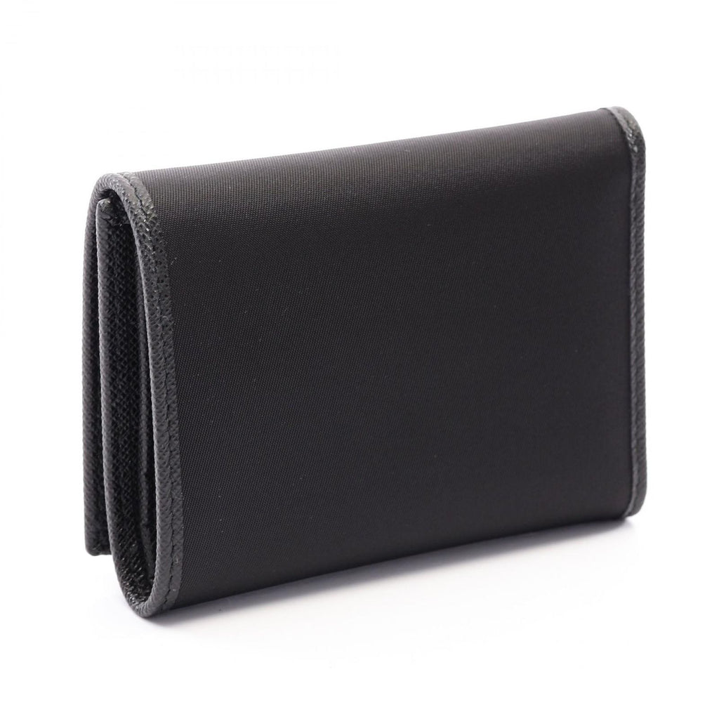 Prada Trifold Wallet Tessuto Saffian Nylon Saffiano Leather — view 2
