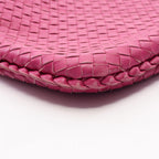 Bottega Veneta Shoulder Bag Intrecciato Pink Leather — view 8