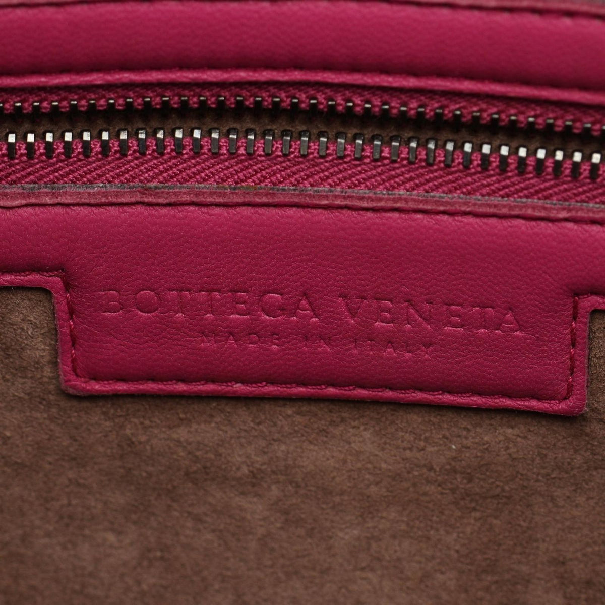 Bottega Veneta Shoulder Bag Intrecciato Pink Leather — view 4