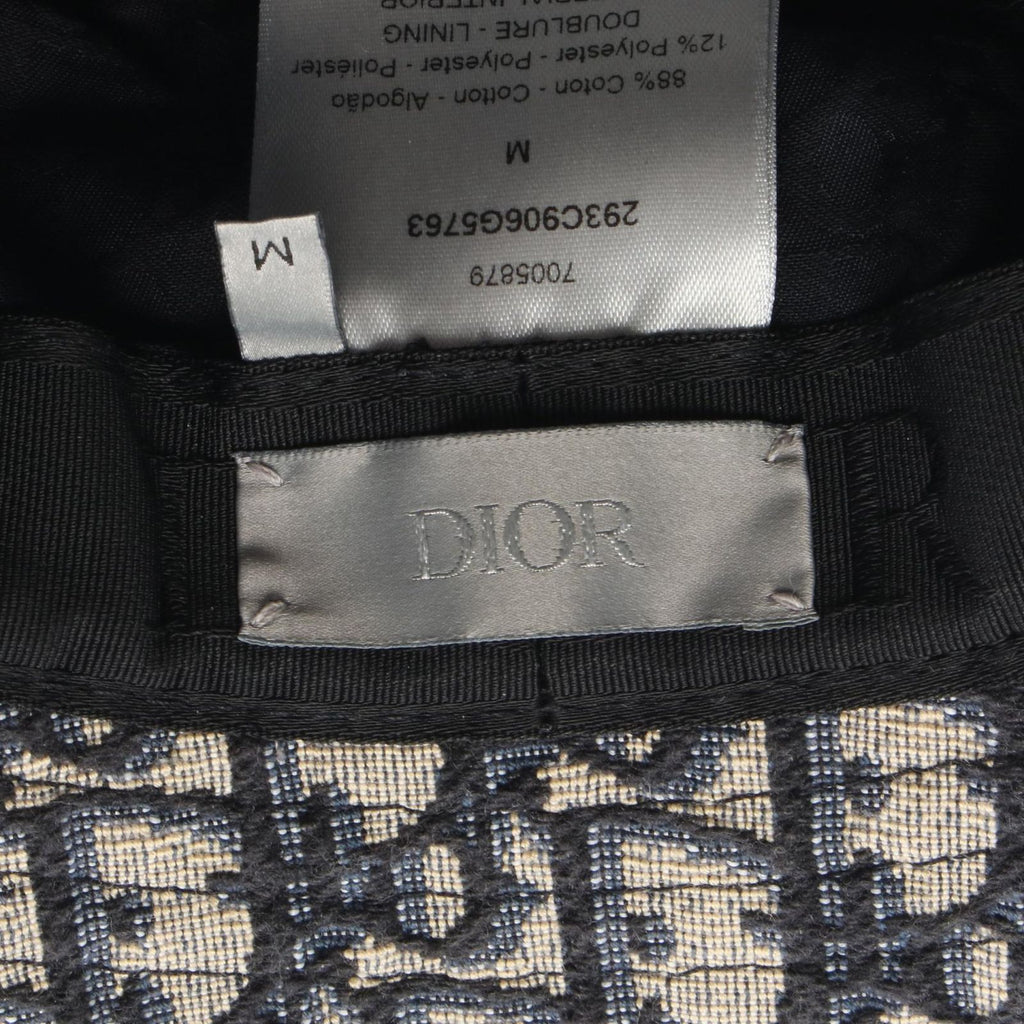 Dior Hat Oblique Jacquard Baguette Beige Cotton Hat — view 4