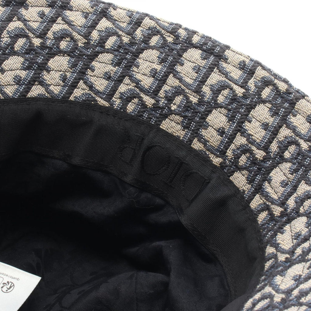 Dior Hat Oblique Jacquard Baguette Beige Cotton Hat — view 6