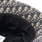 Dior Hat Oblique Jacquard Baguette Beige Cotton Hat — view 6