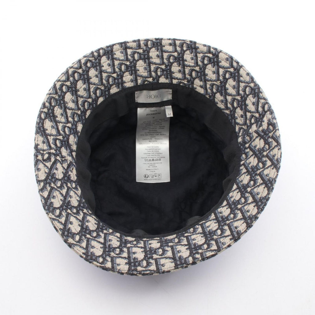 Dior Hat Oblique Jacquard Baguette Beige Cotton Hat — view 3