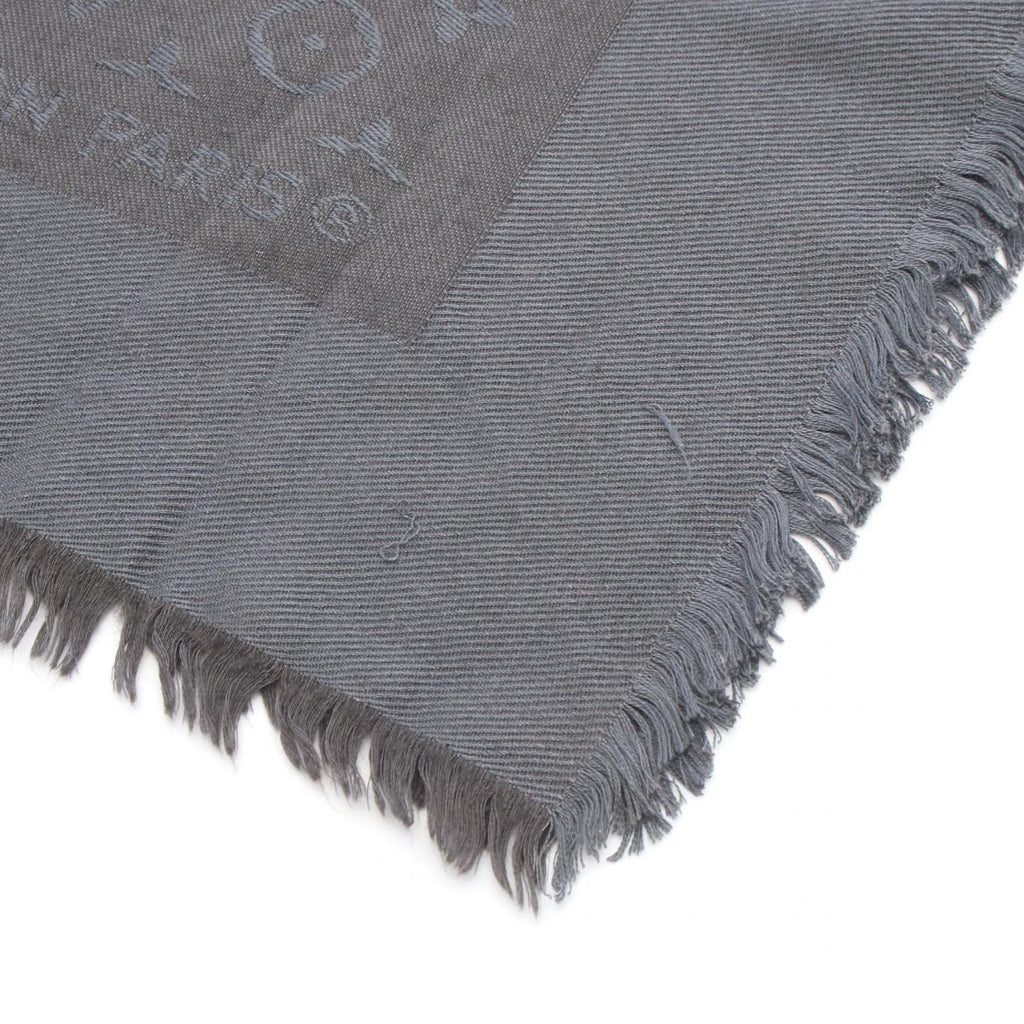 Louis Vuitton Shawl Monogram Silk Wool Scarf — view 4
