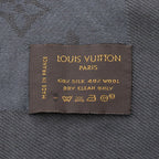 Louis Vuitton Shawl Monogram Silk Wool Scarf — view 2