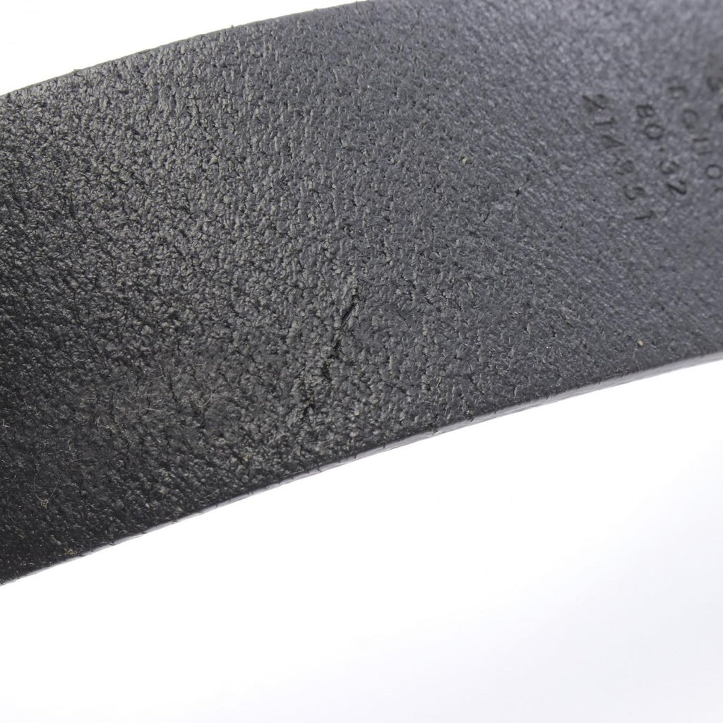 Gucci Belt Interlocking G Black Leather — view 7