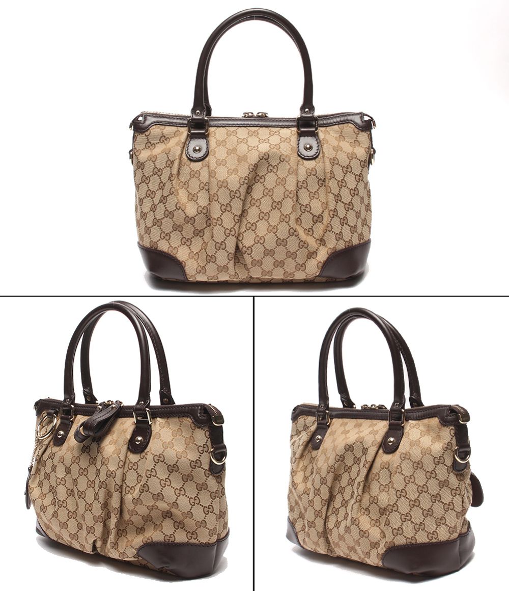 Gucci 2-Way Shoulder Bag Sukey GG Canvas — view 2