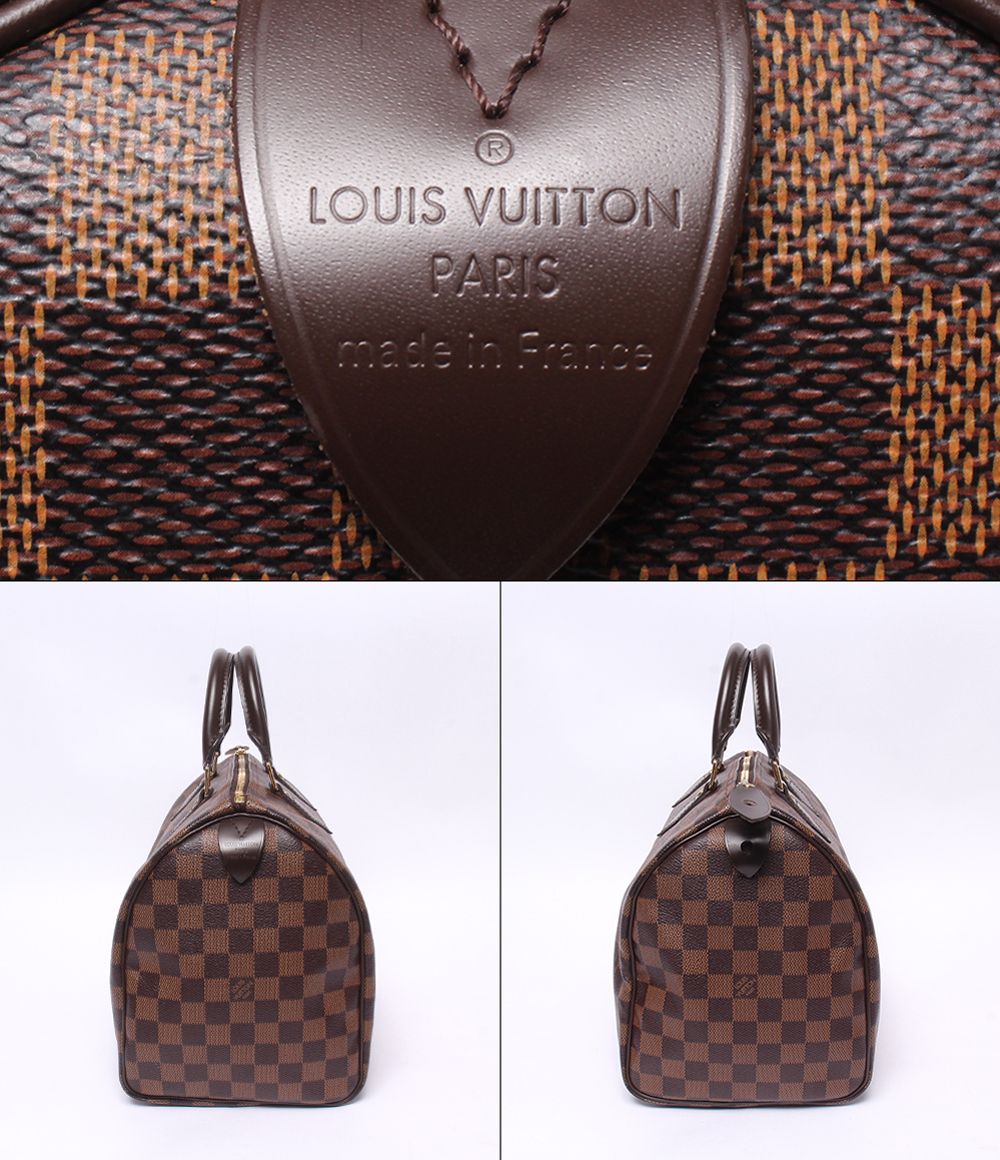 Louis Vuitton Mini Boston Bag Speedy 30 Damier Ebene — view 4