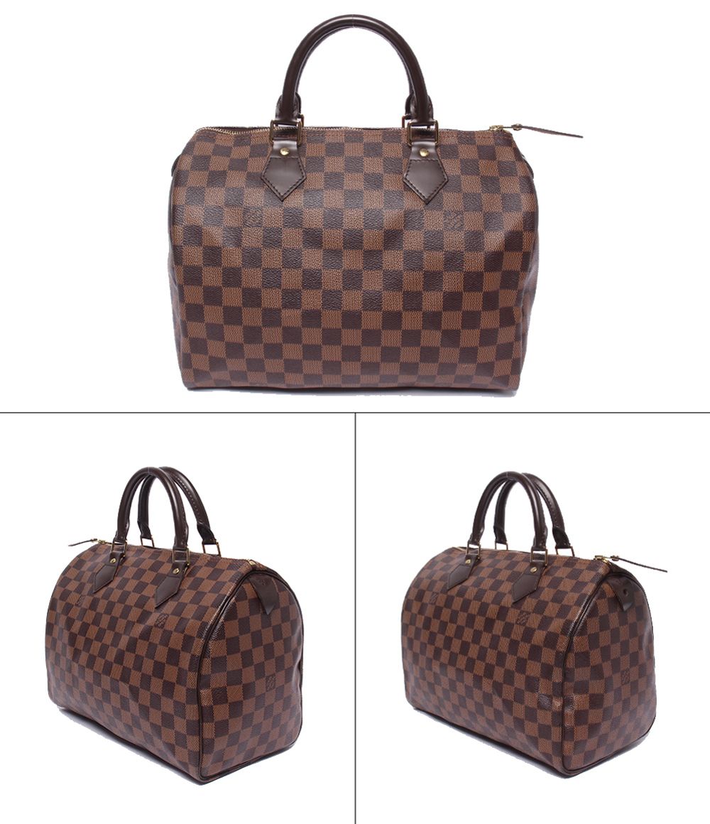 Louis Vuitton Mini Boston Bag Speedy 30 Damier Ebene — view 2