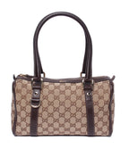 Gucci Mini Boston Bag GG Canvas