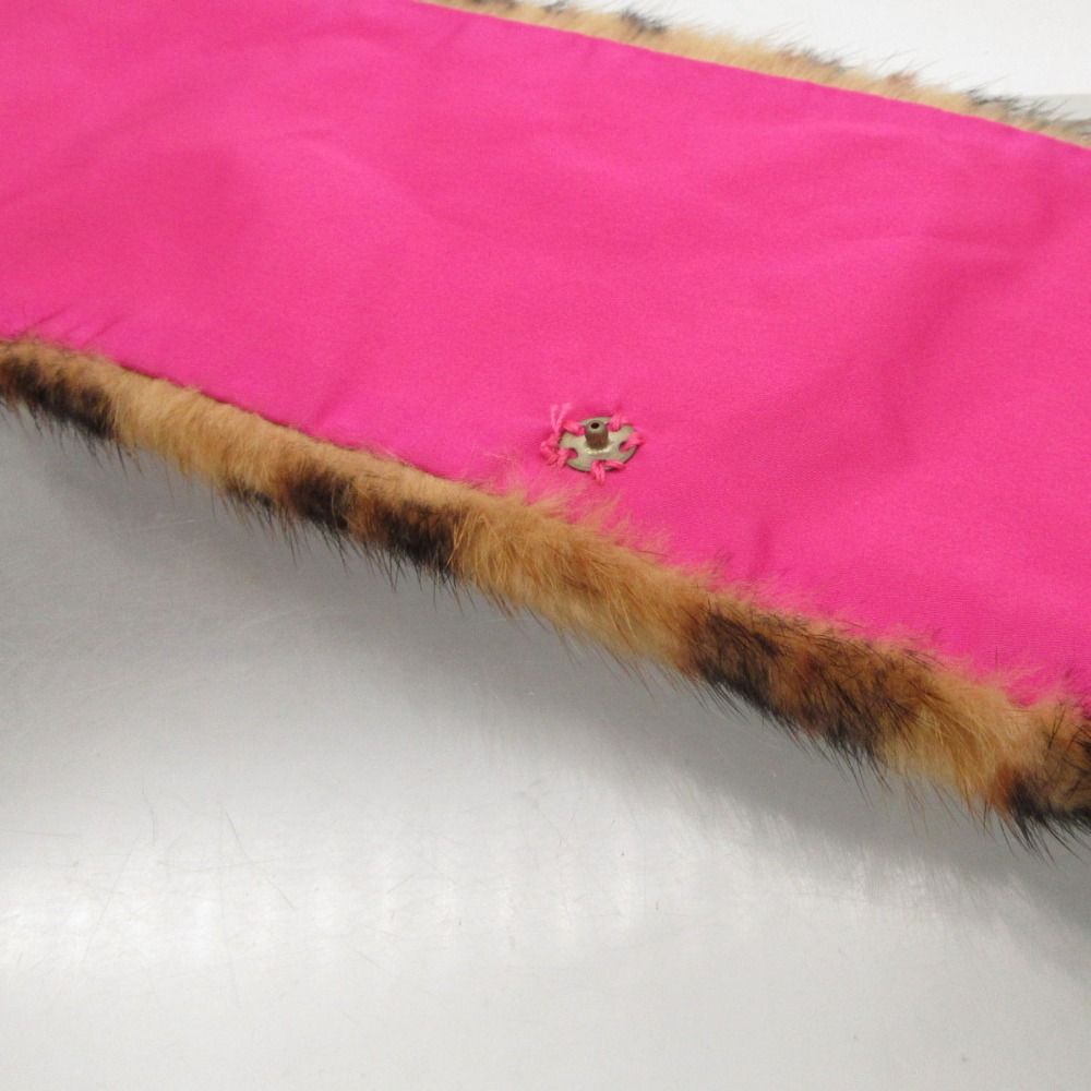 Louis Vuitton Scarf Echarpe Vison Leopard Mink Silk 100% Brown — view 4