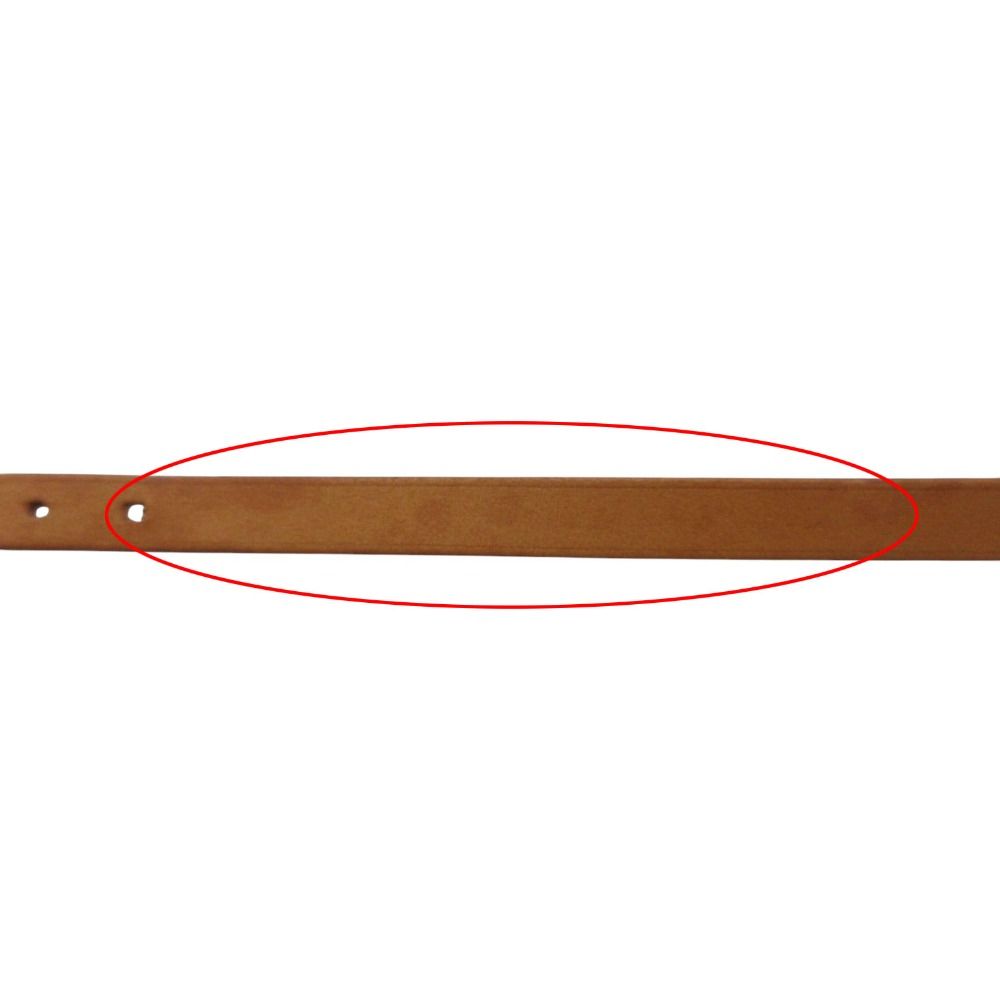 Hermes Bracelet Hapi 3 Leather Silver Buckle Brown — view 7