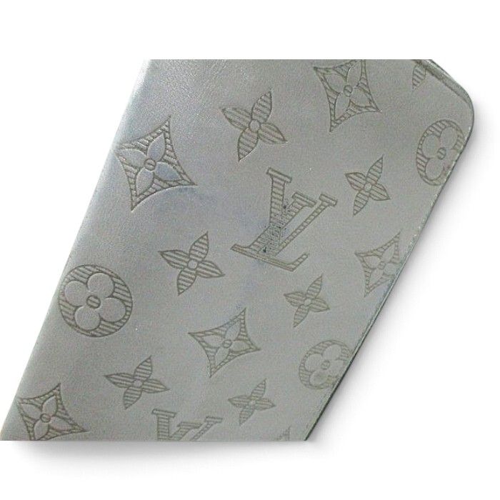 Louis Vuitton Monogram Shadow Vertical Gray Wallet Zippy — view 5
