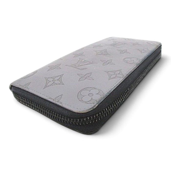 Louis Vuitton Monogram Shadow Vertical Gray Wallet Zippy — view 6