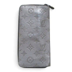 Louis Vuitton Monogram Shadow Vertical Gray Wallet Zippy — view 3