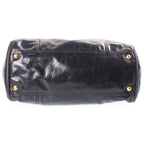Prada Vitello Shine Handbag 2-Way Shoulder Leather Black — view 4